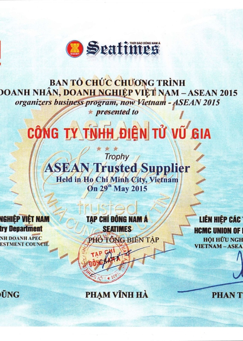 DOANH NHÂN DOANH NGHIỆP VIỆT NAM - ASEAN 2015