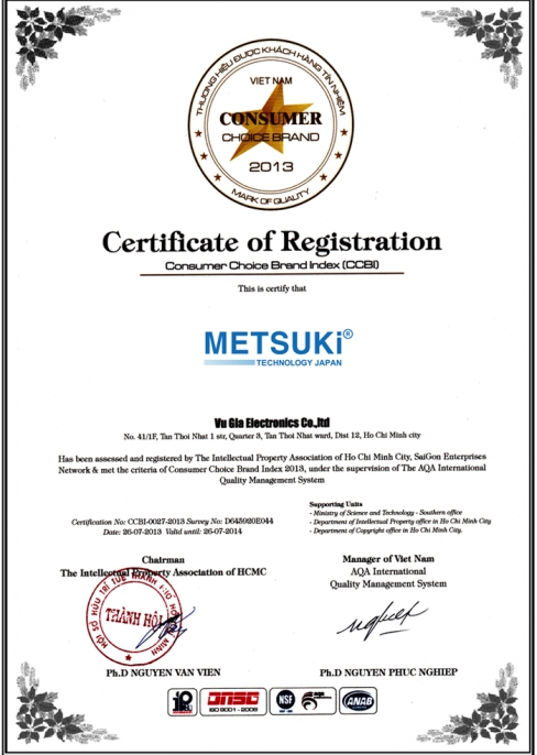 THƯƠNG HIỆU TIÊU BIỂU 2013